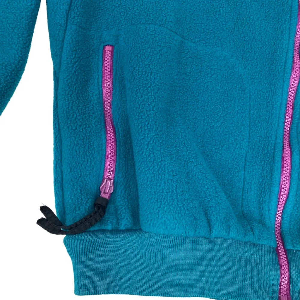 Vintage Columbia Jacket Womens Large Aztec Radial Sleeve Fleece Made In USA - Picture 5 of 12